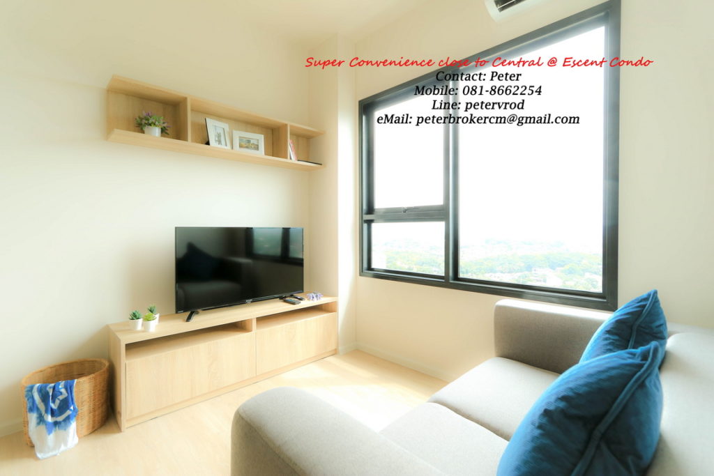 Escent Central Festival Ching Mai room for rent Luxury 1 bedroom chiang mai