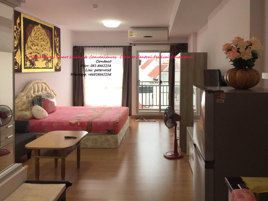 Supalai Monte @ Viang room for rent Fabulous studio bedroom chiang mai
