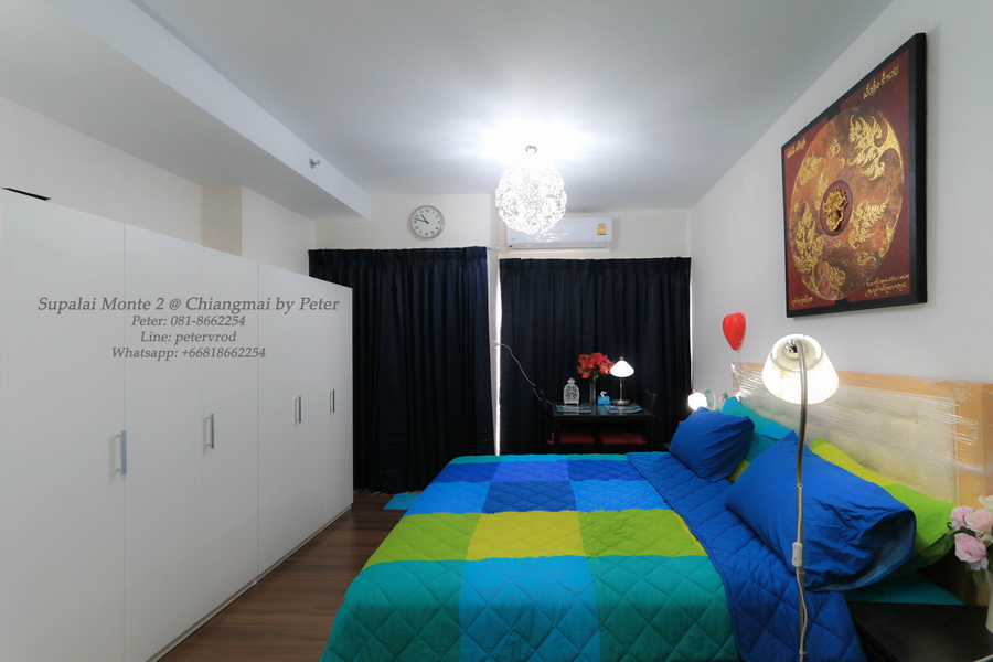 Supalai Monte @ Viang room for sale fully furnished studio bedroom chiang mai